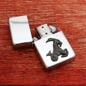 Star Signs Windproof Petrol Lighter With Personalised Free Engraving  Astrological and Zodiacs Father&#39;s Day Gift ls