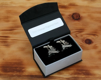 Gemelos de peltre Eurofighter hechos a mano en el Reino Unido, regalo de cumpleaños para piloto de avión de la RAF, 120 pies cúbicos