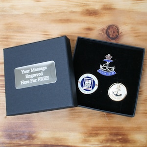 Royal Navy Set of 3 Pewter Pin Badges Crown & Anchor, Gilt and Lest We Forget Lapel Pins