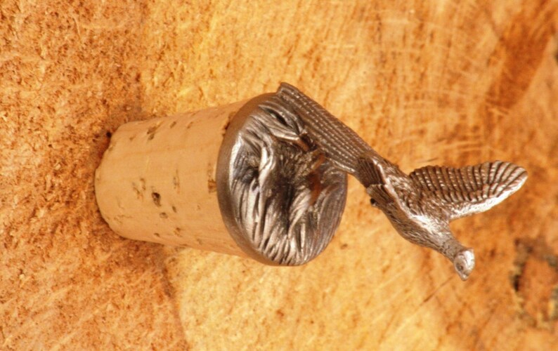 Pheasent Pewter Wine or Whisky bottle stopper cork English Etsy