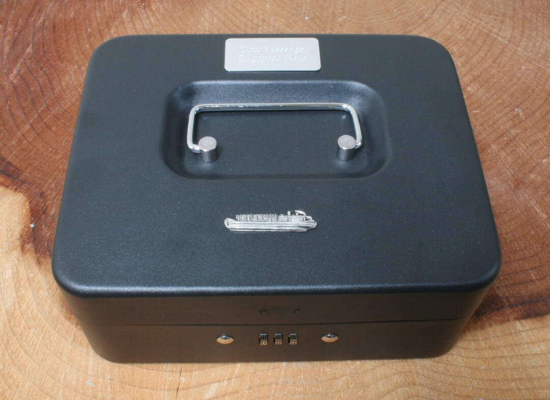 Boats and Vessels Money Box Combination Cash Float Safe Removable Tray ...