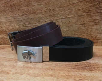 Vintage Honest Brown Moc Croc Leather Animal Charms Jungle  display picture 1