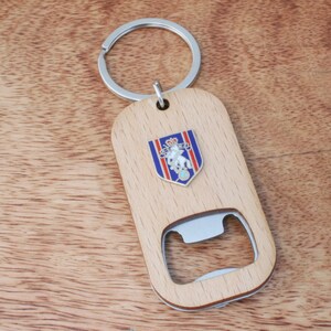 Royal Engineers Regiments Keyring Bottle Opener Wooden Stainless Steel Key Chain Military Birthday Gift kb