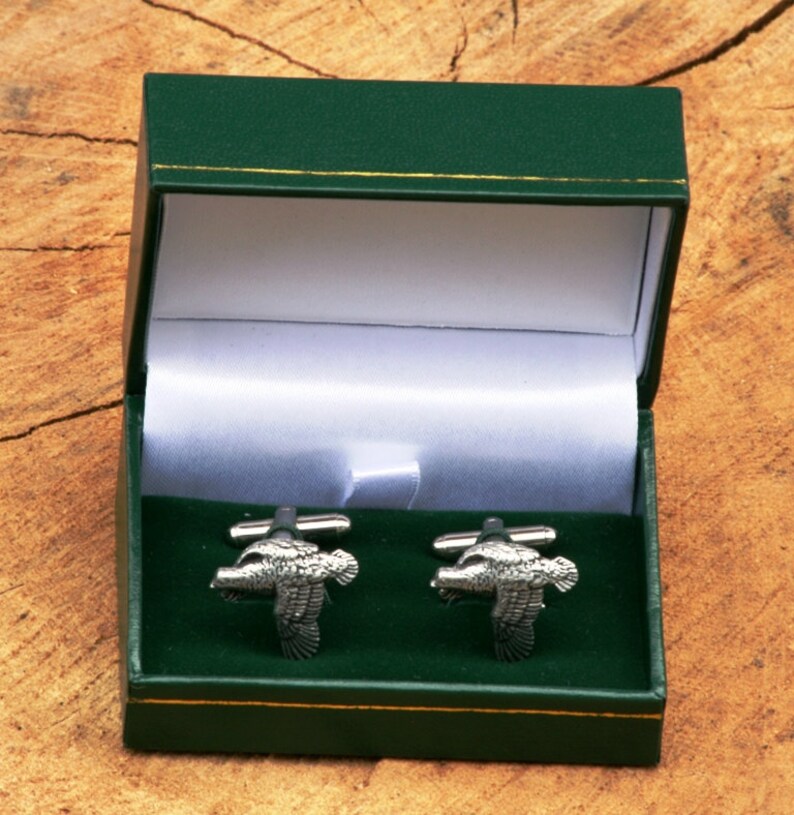 Quail Cufflinks & Tie Tack Slide Clip Mens Shooting Mothers Etsy