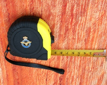 RAF Cut Out Tape Measure 5m x 19mm Metric & Imperial Home Garage Essential Building Birthday Gift ME53