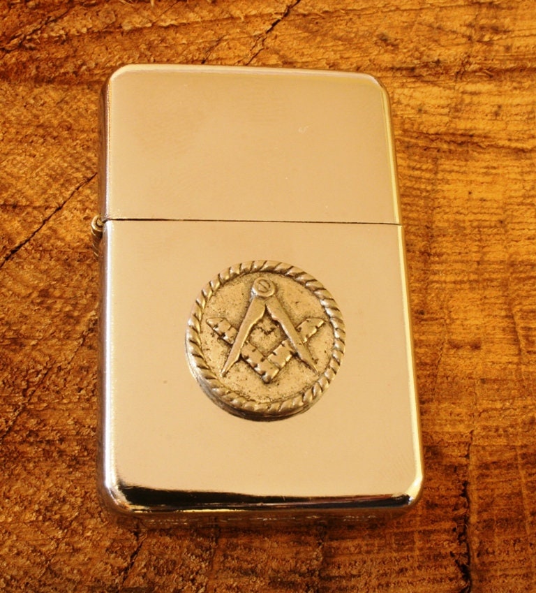 Templar Seal Lighter Windproof FREE ENGRAVING Masonic Gift 366