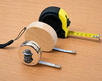Historical Figures Wooden, Metal & Classic Tape Measures, Builders Tool Set, Workshop Churchill King Henry Darwin Gift