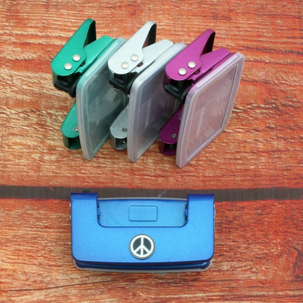 Peace Symbol Hole Punch Metal Office Supplies Gift Lightweight Various Colours Free Engraving 608 hp
