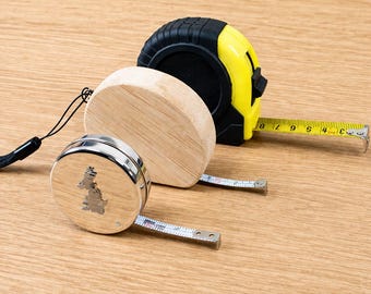 Contorni dei paesi Metri a nastro in legno, metallo e classici, Set di attrezzi da costruttore, Officina Gran Bretagna Francia USA Regalo