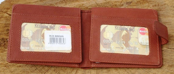 Pheasant Shooting Mens Leather Wallet BLACK or Brown Shooting Gift
