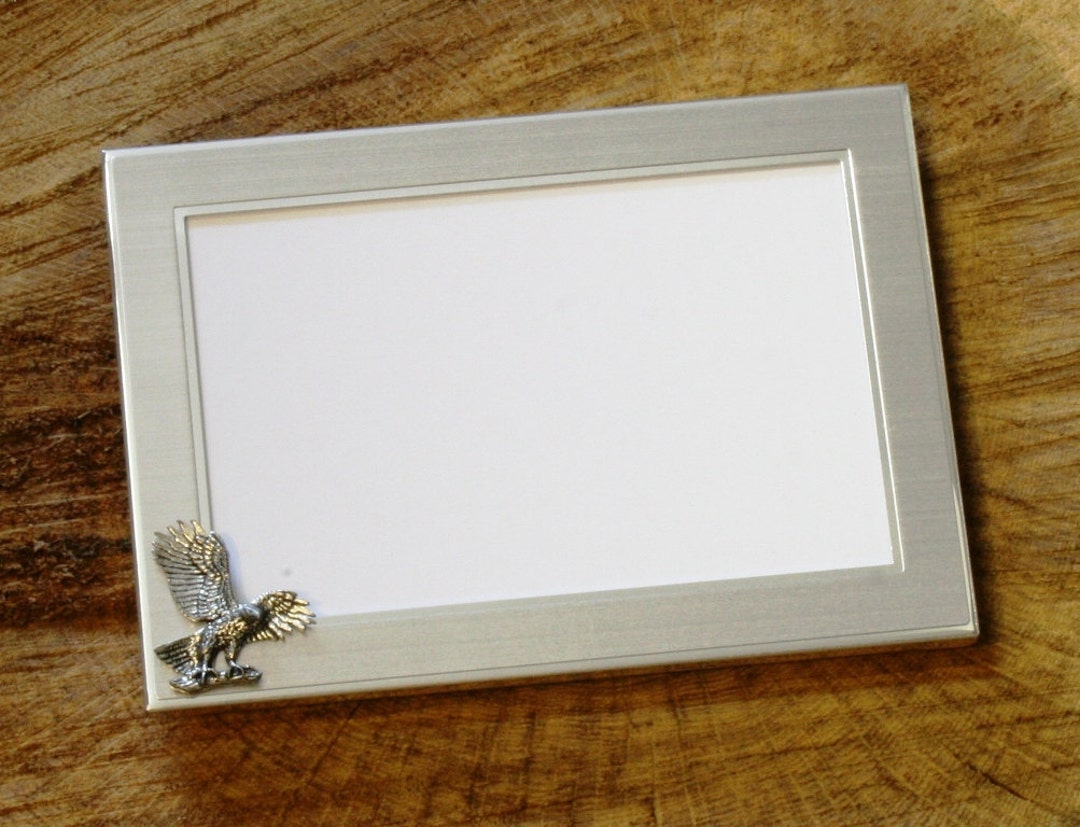 Landing Eagle Emblem Picture Frame Gift Landscape or Portrait Etsy