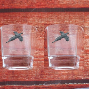 Game Birds Whisky Tumblers Pair Of Crystal Glasses Father&#39;s Day Gift Boxed Pheasant Partridge Father&#39;s Day Gift ts