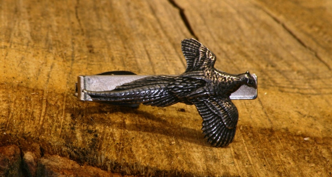 pheasant tie clip