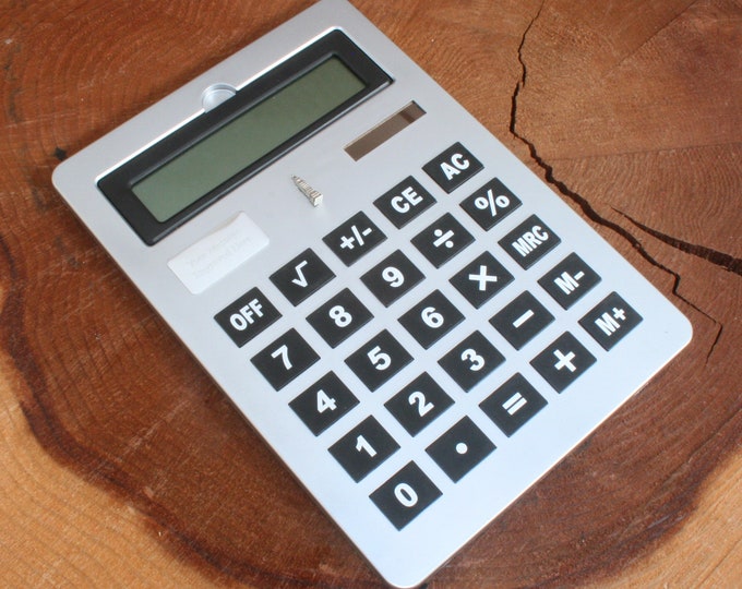 Skyscraper GIANT Desk Calculator Battery & Solar Powered With Personalised Free Engraving  519 ct