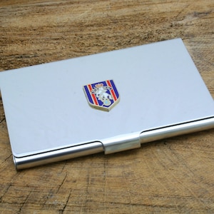 Royal Engineers Regiments Metalen zakelijke creditcardhouder met gepersonaliseerde gratis gravure Verjaardagscadeau Militaire verjaardagscadeau mch