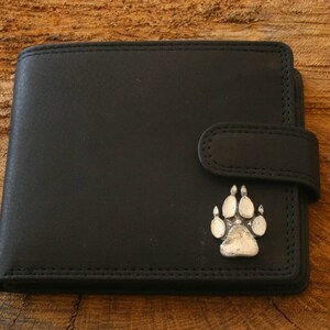 Biplane WWI Leather Wallet BLACK or BROWN RAF Pilot Gift 033
