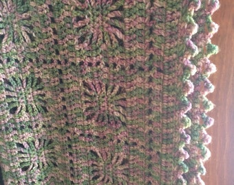 Spider Web Afghan-lap or baby blanket size