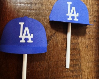 Baseball Hat Cupcake Toppers