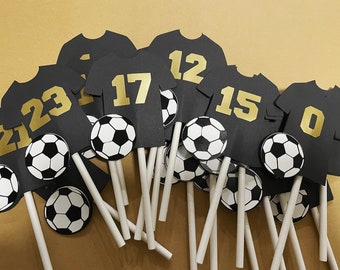 Soccer Cupcake Toppers