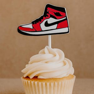 Sneaker Cupcake Toppers