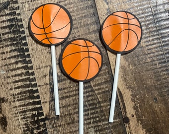 Basketball Cupcake Toppers