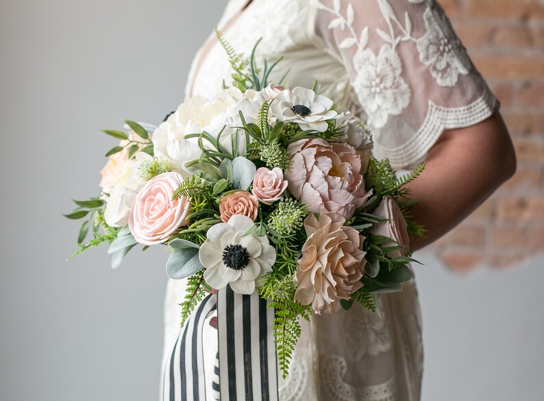 Wedding Bouquet Faux Bouquet Etsy