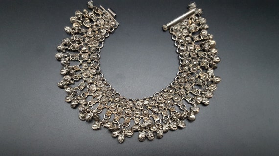 oriental silver anklet
