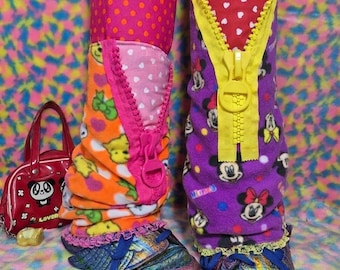 MEGA kawaii retro ott DECORA leg warmers!
