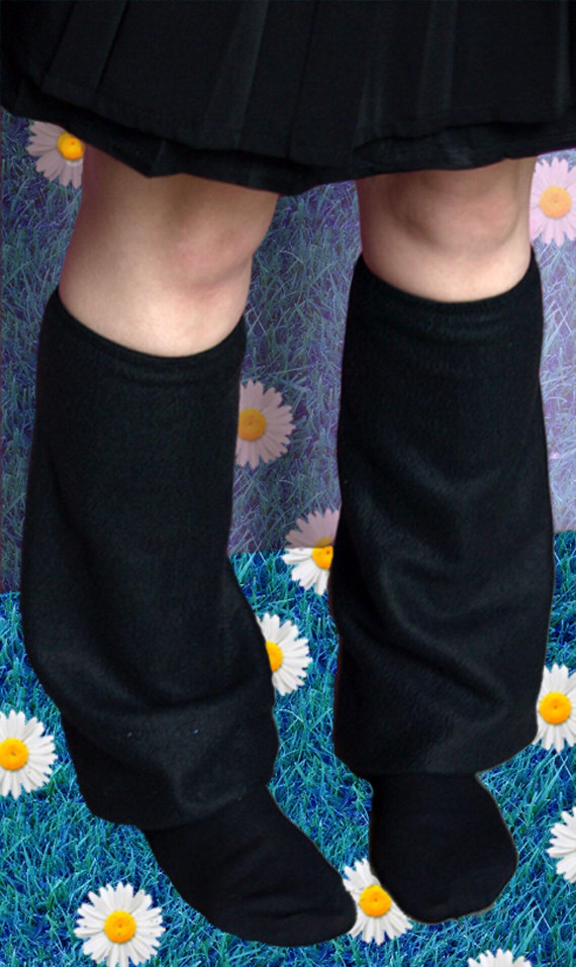 Japan School Uniform BLACK Loose Sock Style Gathered LEG Etsy