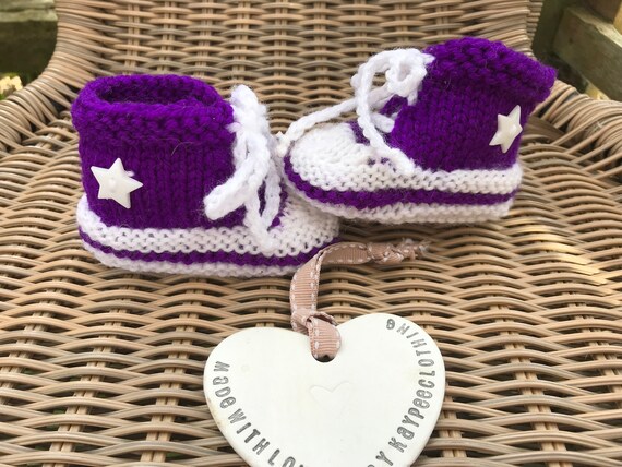 sock top baby booties