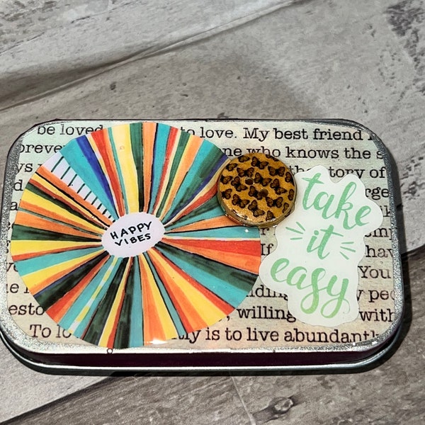 HANDMADE ALTOID TINS, Decorated Tin Boxes, Gift Card Tins, Mini Gift Boxes, Jewelry Gift Tin, Trinket Tins, One Of A Kind Decorative Tins