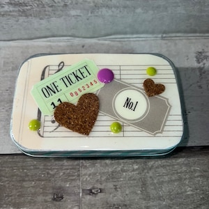 HANDMADE ALTOID TINS, Decorated Tin Boxes, Gift Card Tins, Mini Gift Boxes, Jewelry Gift Tin, Trinket Tins, One Of A Kind Decorative Tins