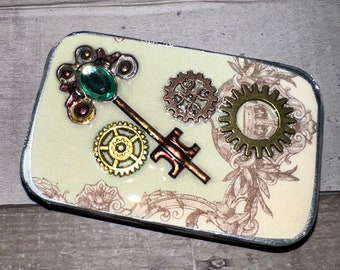 BOÎTES ALTOIDDES ARTISANALES, Coffrets cadeaux Steam Punk, Boîtes pour cartes-cadeaux, Mini coffrets cadeaux, Boîte cadeau bijoux, Boîtes bibelots, Boîtes décoratives uniques en leur genre