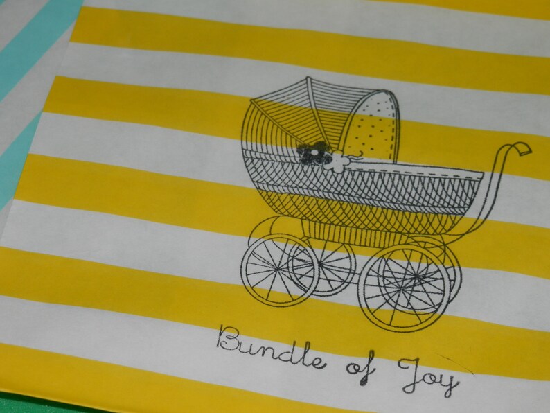 BABY SHOWER GIFT Bags Set of 12 Hospital Baby Thankyous Etsy