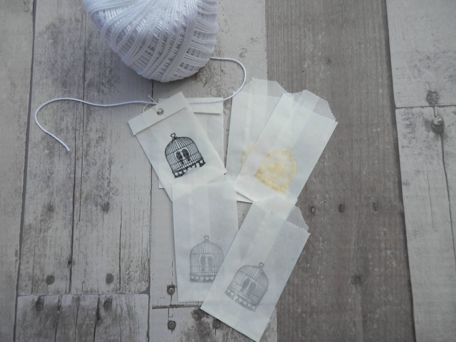 WEDDING BIRD SEED Bags Set of 50 Almond Favor Bags Wedding Etsy