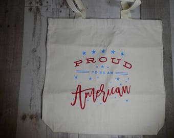 PATRIOTIC TOTE BAGS, Canvas Tote Bags, Canvas Gym Tote, Travel Bags, Grocery Bag, Reusable Shopping Bags, Book Bags, Picnic Bags, Beach Bags