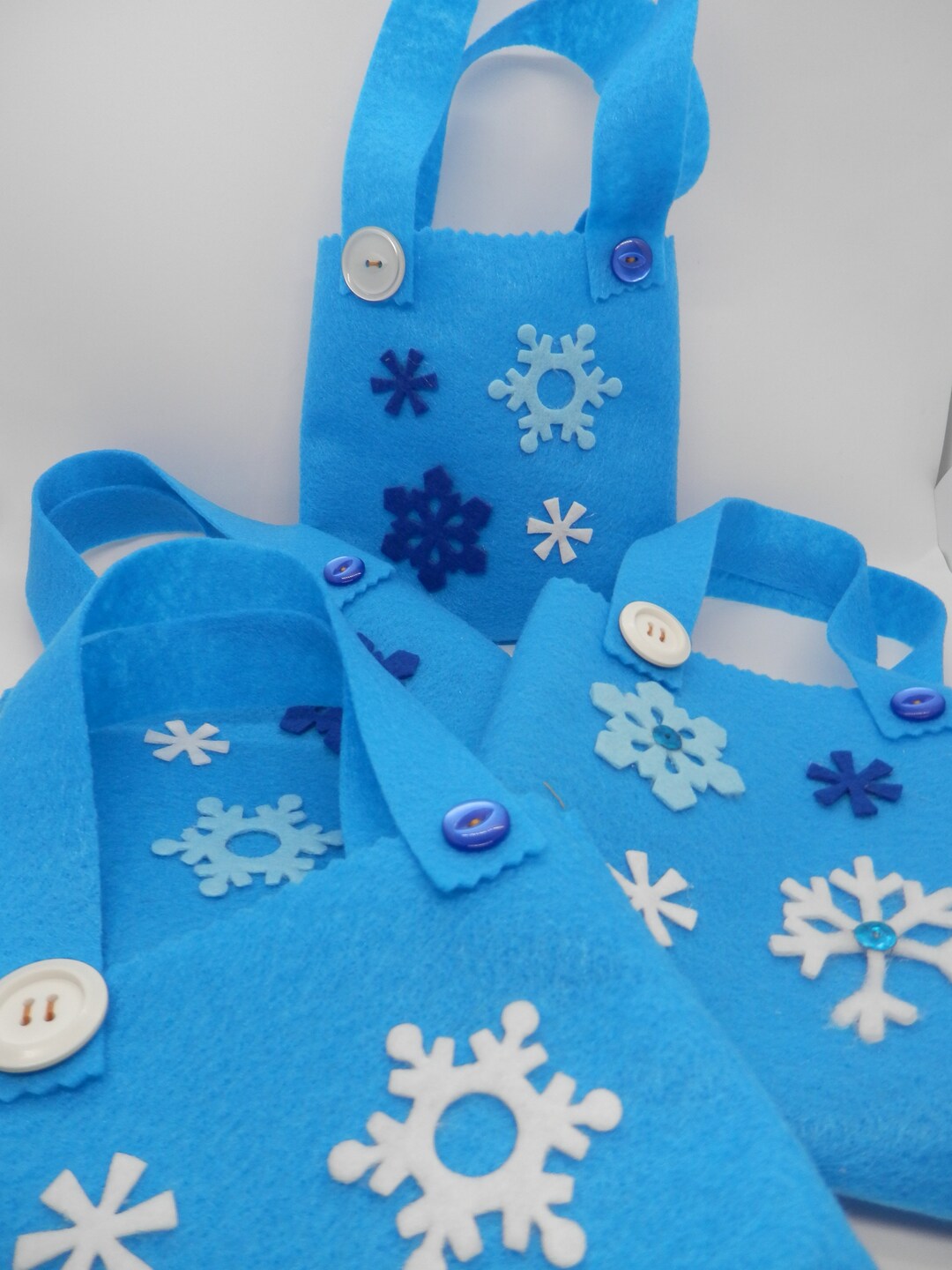 FELT GIFT BAGS Childrens Felt Bags Christmas Gift Bags Etsy