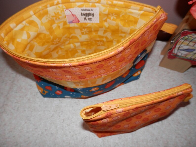 ZIPPERED COSMETIC BAGS Accessory Bags Money Bags Stash Etsy