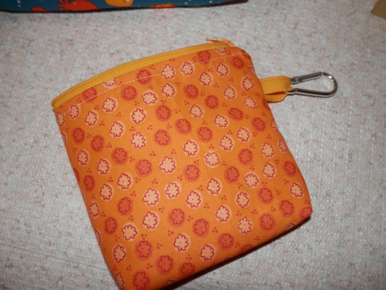 ZIPPERED COSMETIC BAGS Accessory Bags Money Bags Stash Etsy