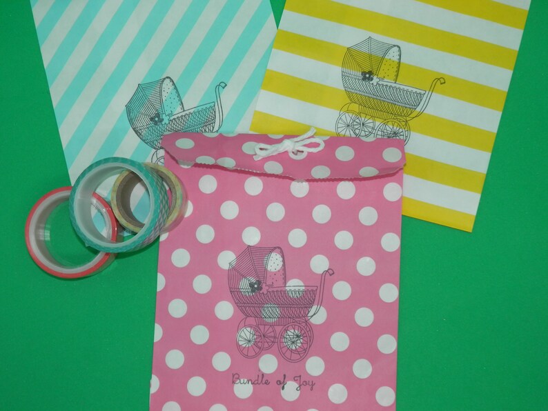 BABY SHOWER GIFT Bags Set of 12 Hospital Baby Thankyous Etsy