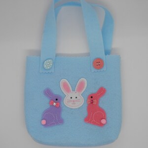 FELT GIFT BAGS, Gift Wrapping, Easter Bunnies, Easter Treat Bag, Holiday Gifts Bags, Fun Gift Bags, Easter Egg Bag, Easter Favor Bags,