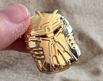 Bionicle Kanohi Ignika Golden Pin Etsy