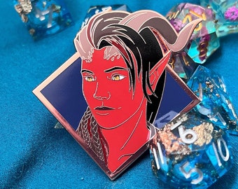 Karlach Baldur's Gate 3 Hard Enamel Pin