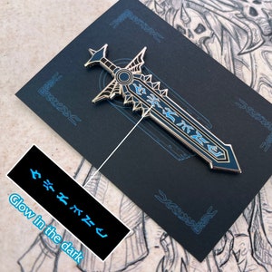 Knights of the Ebon Blade hard enamel pin