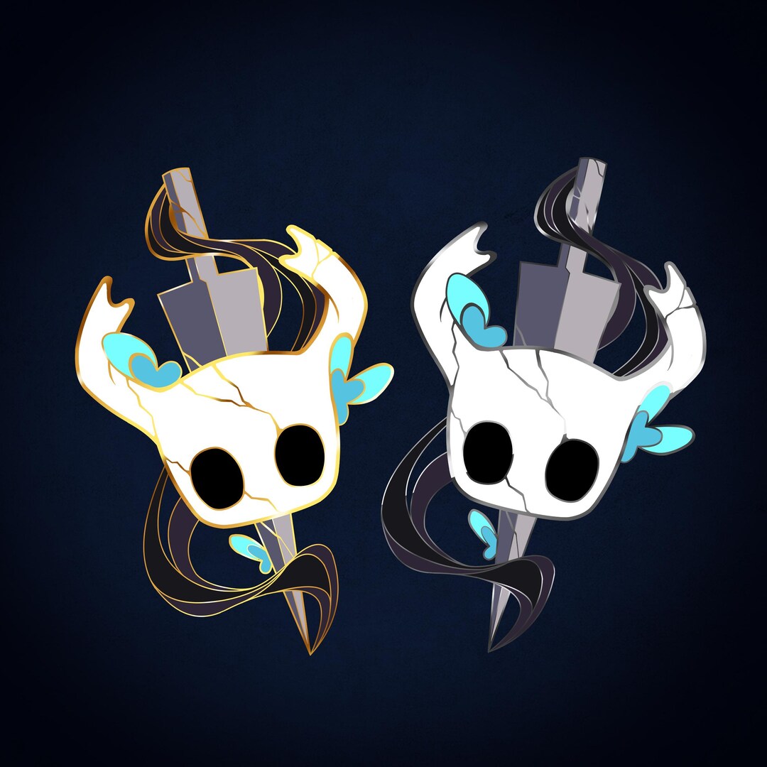 Ghost Knight Hard Enamel Pin Hollow Knight - Etsy