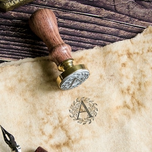 A to X Monogram Rubber Stamp with Ink Pad - A great gift for yourself or your best friend.