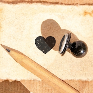 High-Quality Mini Rubber Stamp HEART for DIY Or Other Beautiful Projects