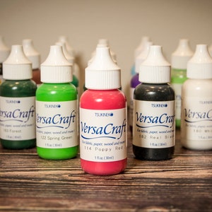 VersaCraft Fabric Ink Pad Refill High-Quality Ink for Fabric Stamping and DIY Projects image 1