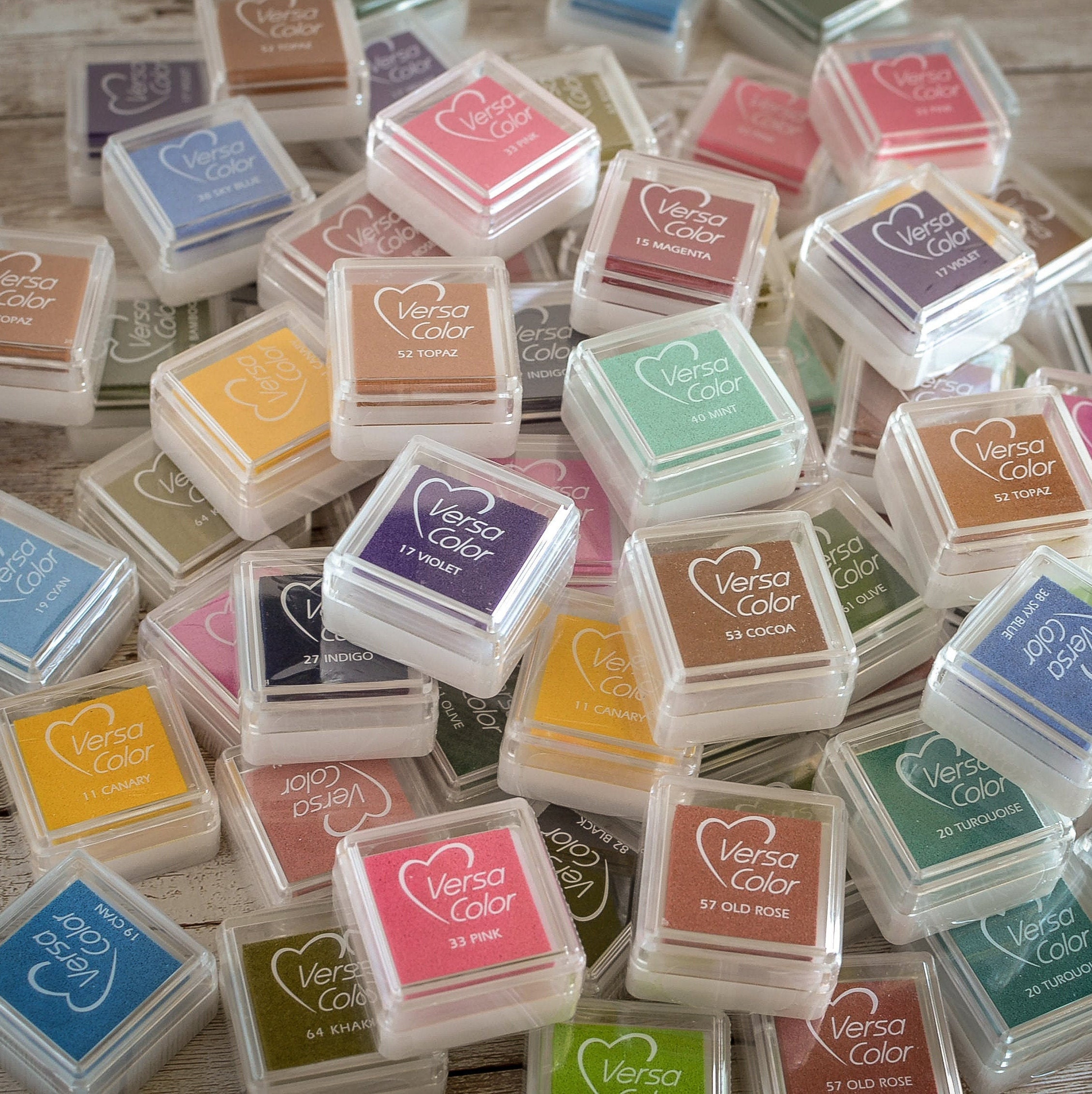 VersaColor Small Pigment Ink Pads Rubber Stamp Pad Etsy