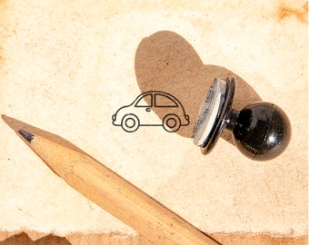Tiny Car Rubber Stamp: DIY Craft Projects (13x7 mm)